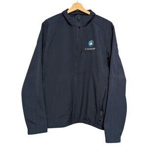 Carvana Men's Large Jacket Employee Uniform Logo Navy Full-Zip Mens Size L
